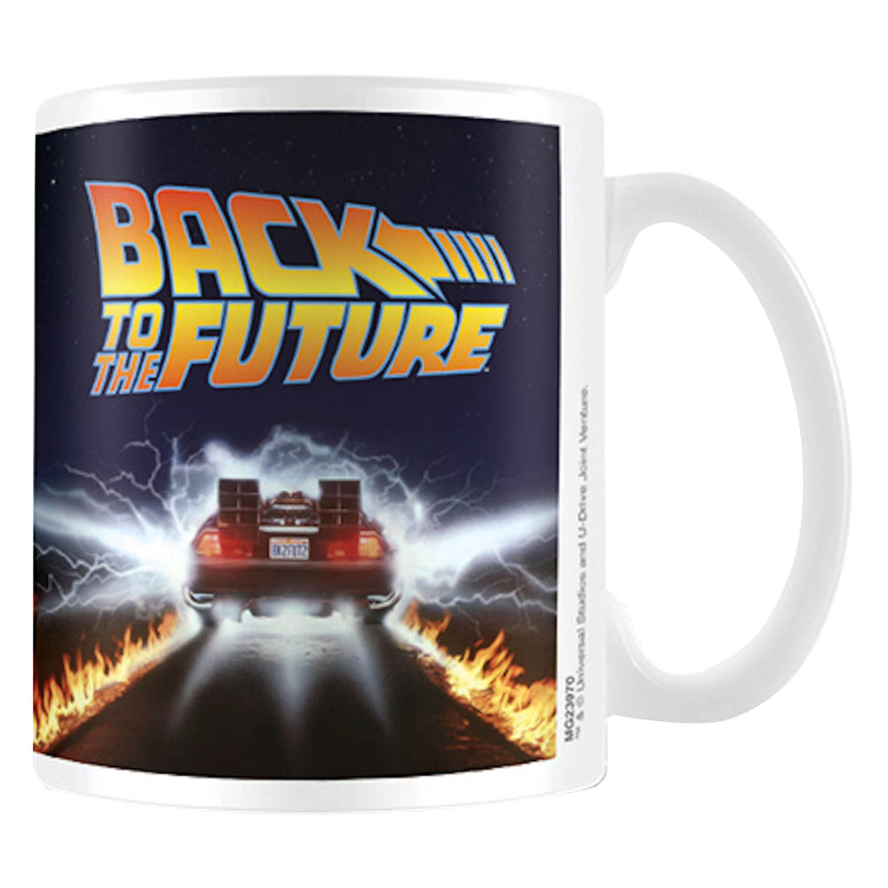 BACK TO THE FUTURE バックトゥザフューチャー (劇場公開 40周年 ) - Delorean / マグカップ 【公式 / オフィシャル】
