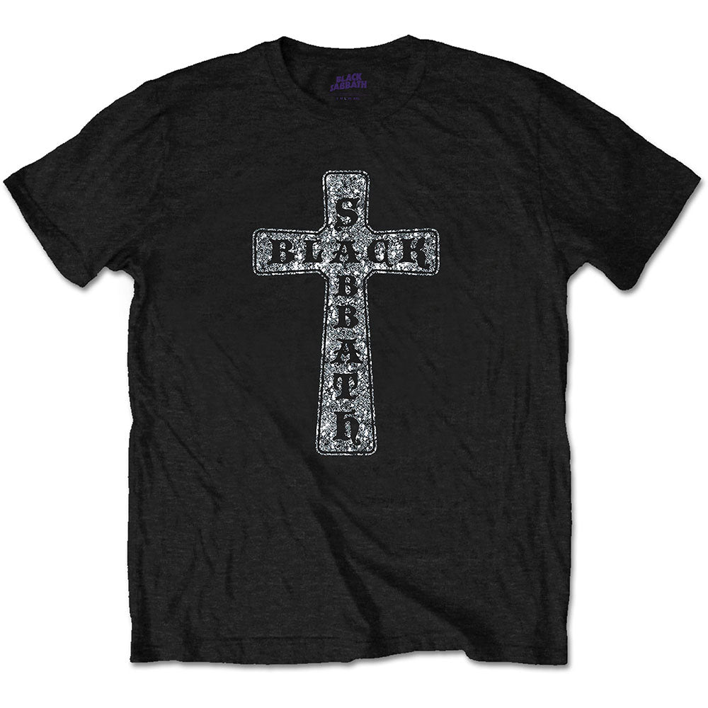 【廃番ラスト販売/特別価格】BLACK SABBATH ブラックサバス (OZZY OSBOURNE 追悼 ) - Cross / Diamante（ブランド） / Tシャツ / メンズ 【公式 / オフィシャル】