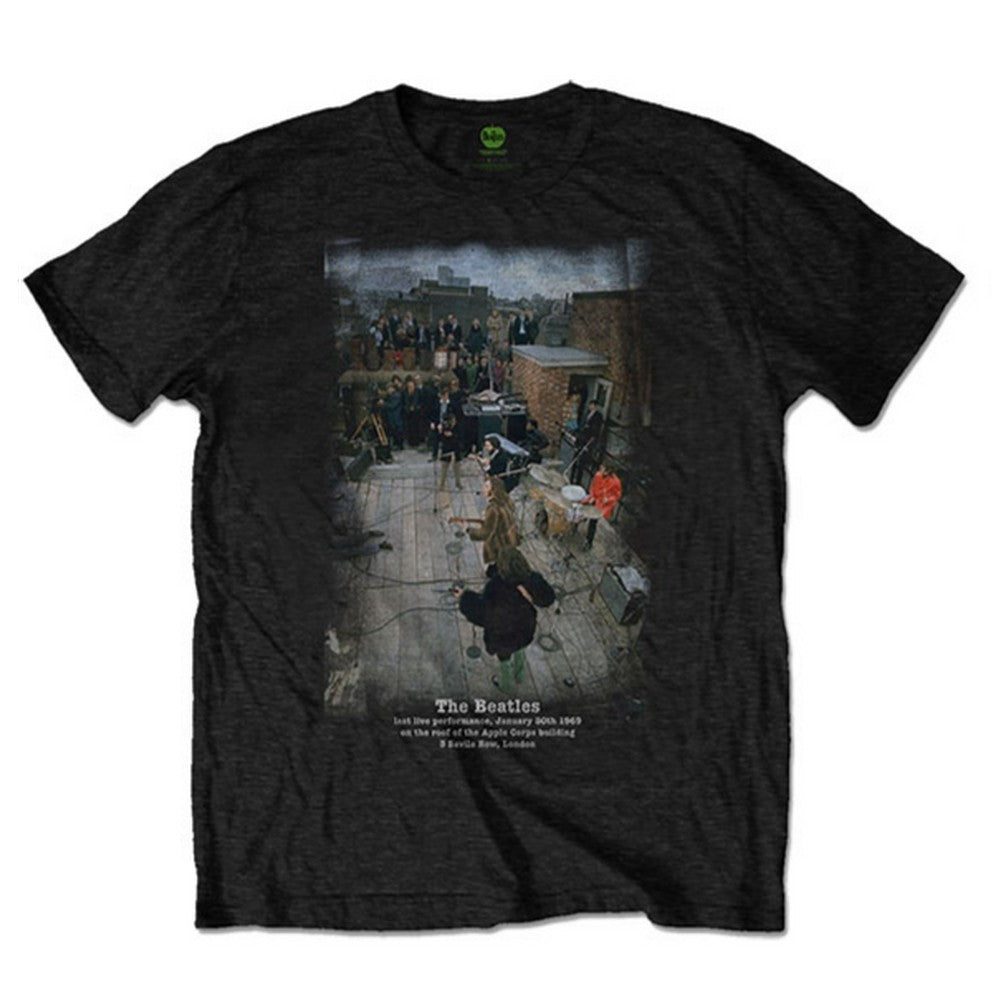 THE BEATLES ビートルズ (結成 65周年 ) - Rooftop Concert  / バックプリントあり / Tシャツ / メンズ 【公式 / オフィシャル】