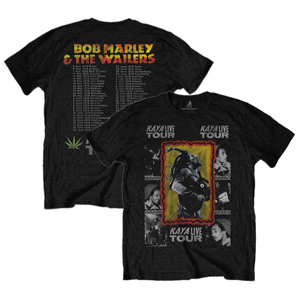 【廃番ラスト販売/特別価格】BOB MARLEY ボブマーリー (生誕 80年 ) - Kaya Tour / バックプリントあり / Tシャツ / メンズ 【公式 / オフィシャル】