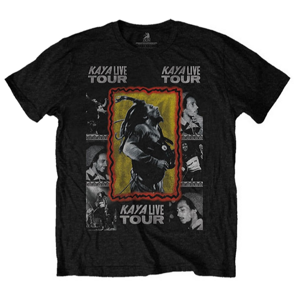 【廃番ラスト販売/特別価格】BOB MARLEY ボブマーリー (生誕 80年 ) - Kaya Tour / バックプリントあり / Tシャツ / メンズ