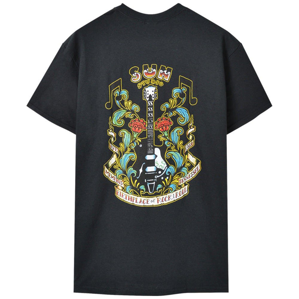 
                  
                    SUN STUDIO Sun Studio - Guitar Tattoo / Back Print / T-shirt / Men's
                  
                