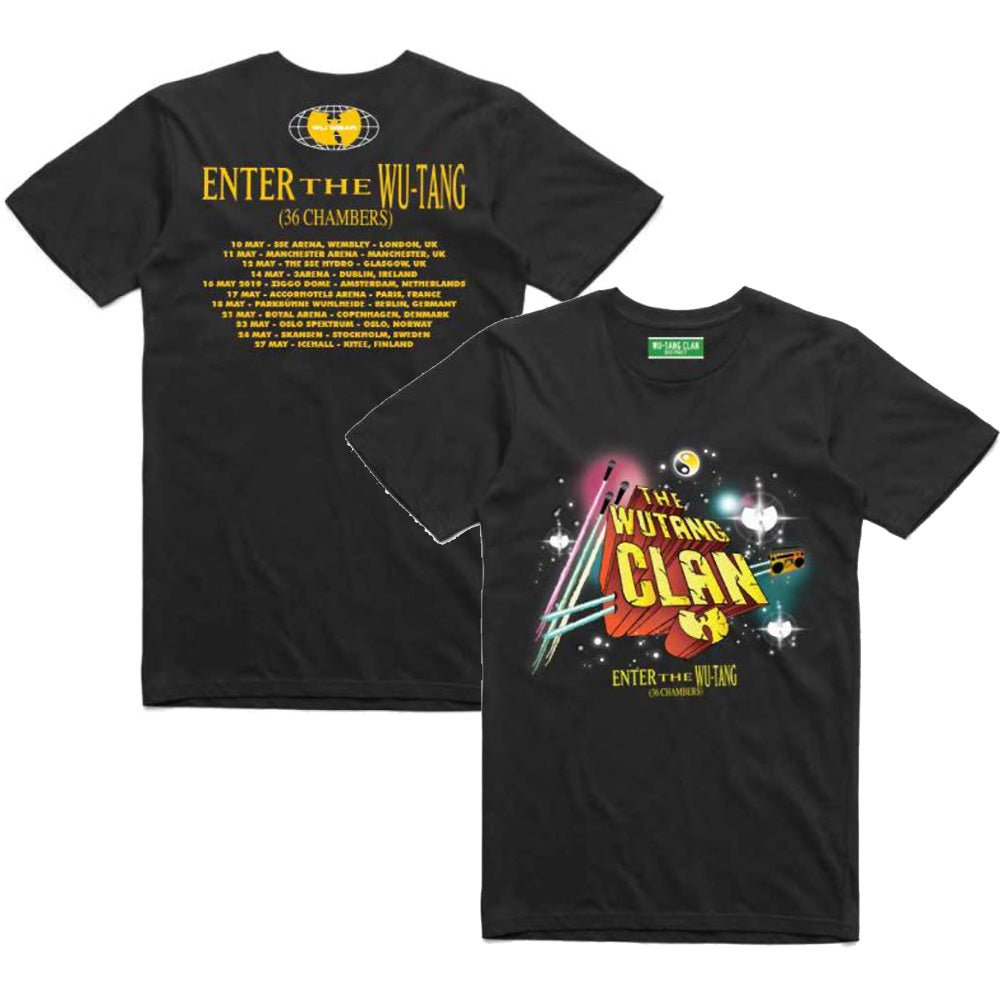 WU - TANG CLAN ウータンクラン (結成 35周年 ) - GODS OF RAP TOUR 2019 / バックプリントあり / Tシャツ / メンズ - PGS