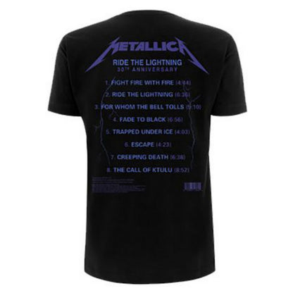 METALLICA メタリカ - Ride The Lightning Tracks / バックプリントあり / Tシャツ / メンズ