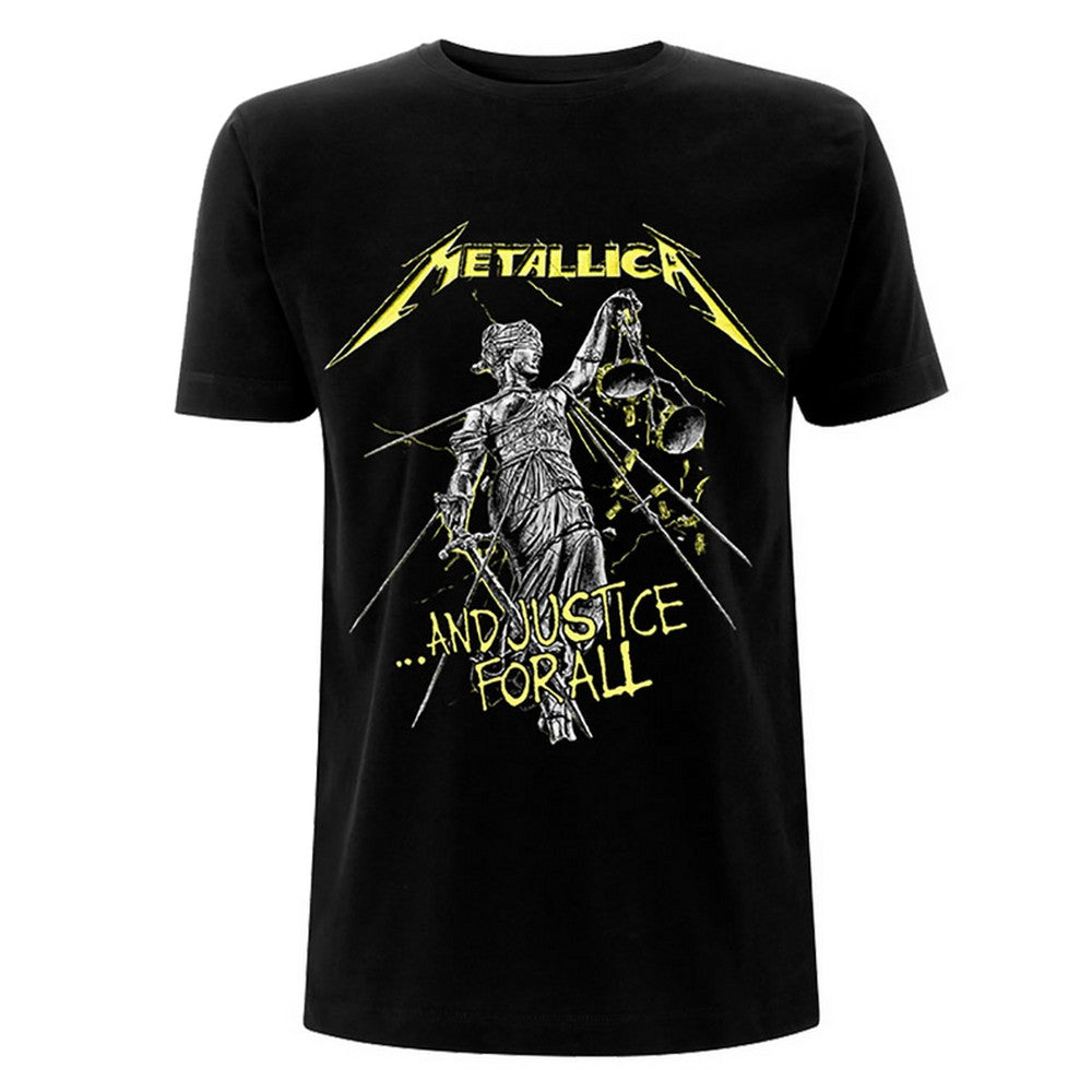 METALLICA メタリカ - And Justice For All Tracks / バックプリントあり / Tシャツ / メンズ 【公式 / オフィシャル】