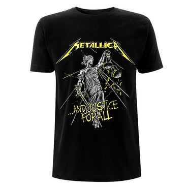 METALLICA メタリカ - And Justice For All Tracks / バックプリントあり / Tシャツ / メンズ 【公式 / オフィシャル】