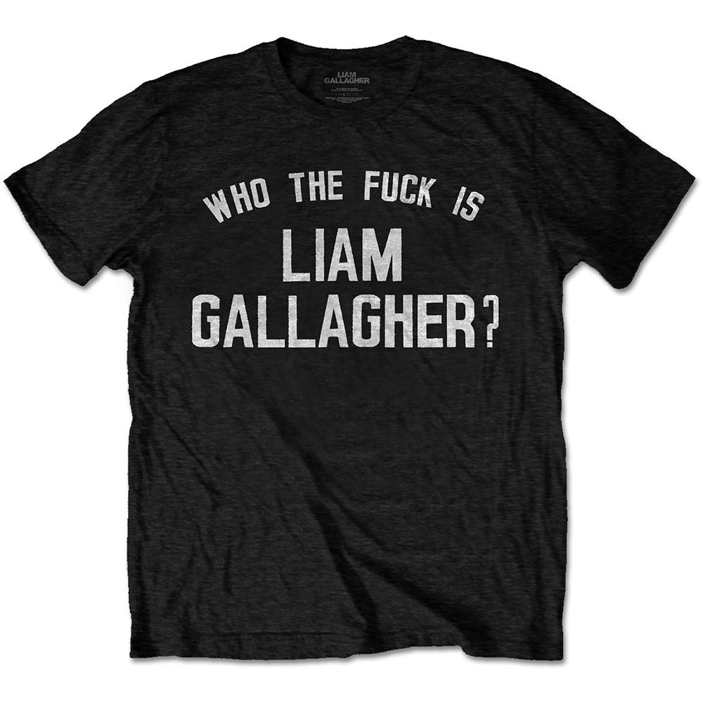 LIAM GALLAGHER オアシス (10月 来日 記念 ) - WHO THE FUCK… / Tシャツ / メンズ 【公式 / オフィシャル】