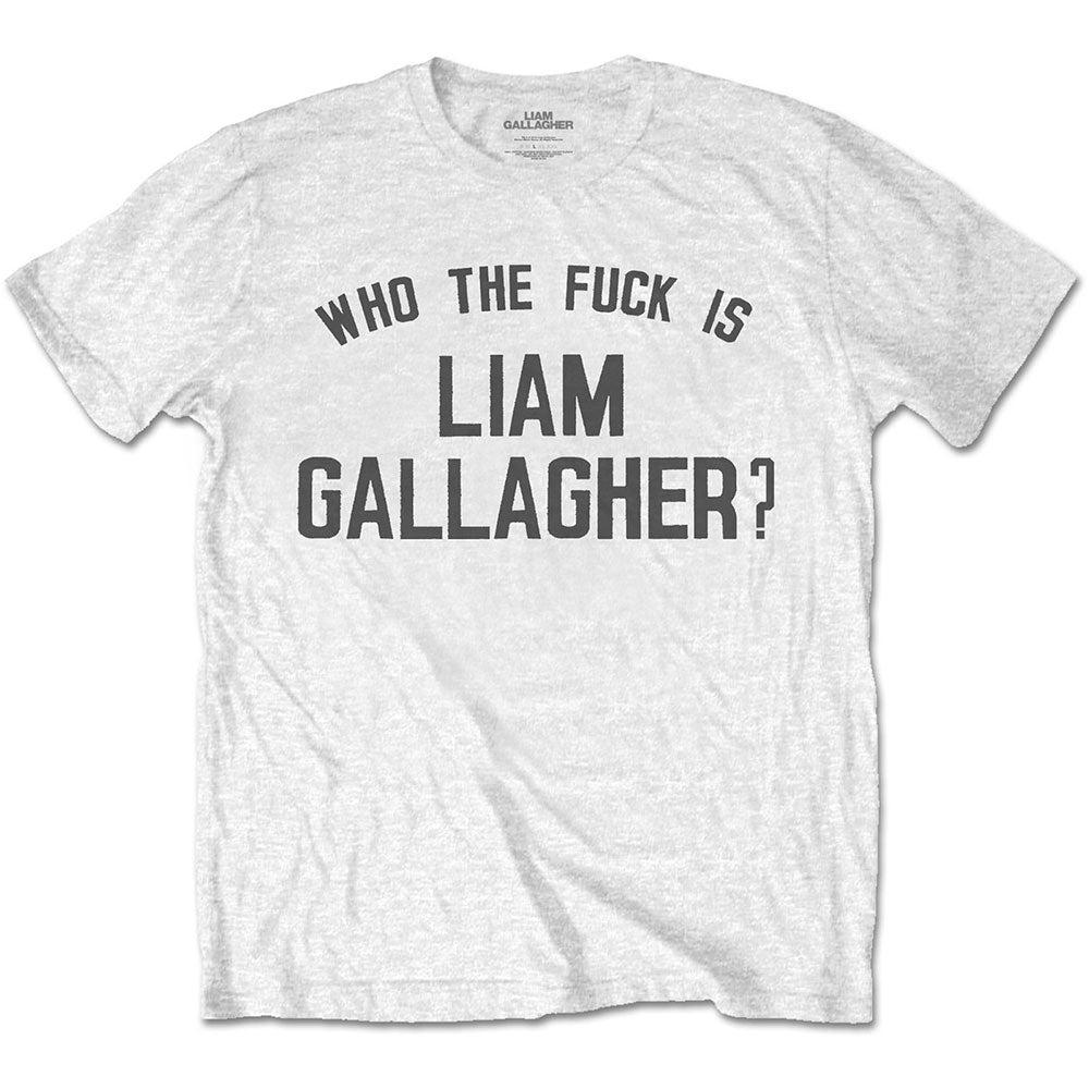 LIAM GALLAGHER オアシス (10月 来日 記念 ) - WHO THE FUCK… / Tシャツ / メンズ 【公式 / オフィシャル】