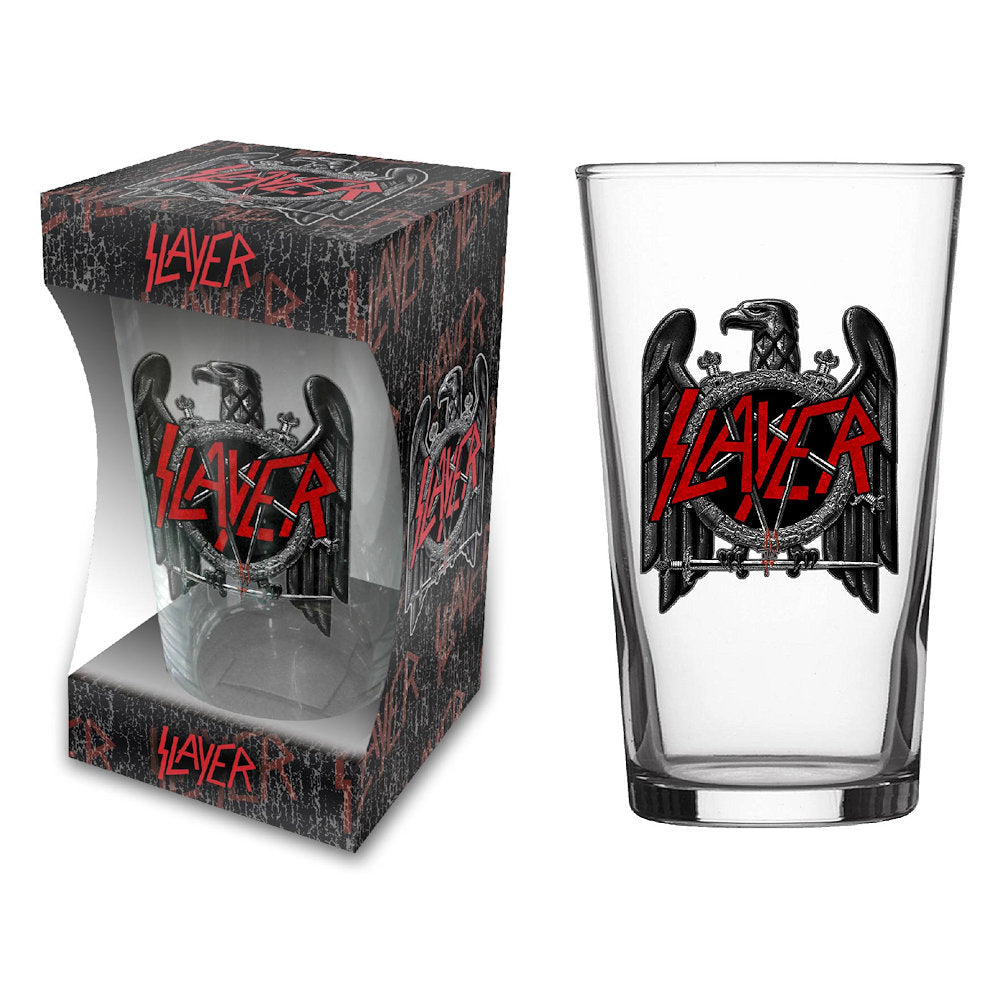 SLAYER スレイヤー (来日 35周年 ) - Eagle/Beer Glass / 食器・グラス 【公式 / オフィシャル】