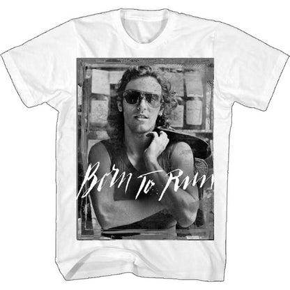 BRUCE SPRINGSTEEN ブルーススプリングスティーン (11月 映画公開 記念 ) - B&W BORN TO RUN / Tシャツ / メンズ 【公式 / オフィシャル】