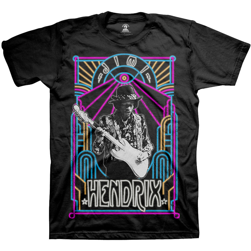 JIMI HENDRIX ジミヘンドリックス (追悼 55年 ) - Electric Ladyland Neon / Tシャツ / メンズ 【公式 / オフィシャル】