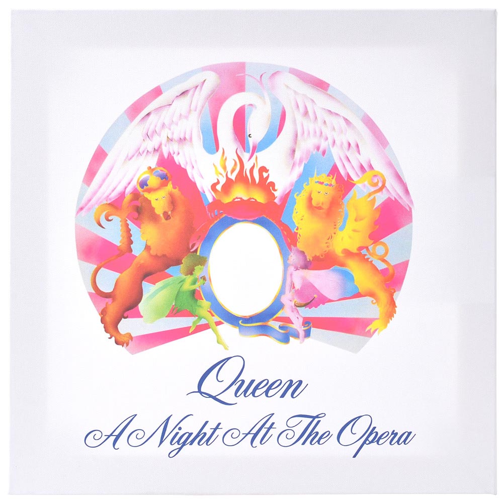 QUEEN クイーン (The Royal Four – 55th Anniversary ) - A Night at the Opera/ キャンバス・プリント木枠（40×40×3.8cm） / インテリア額