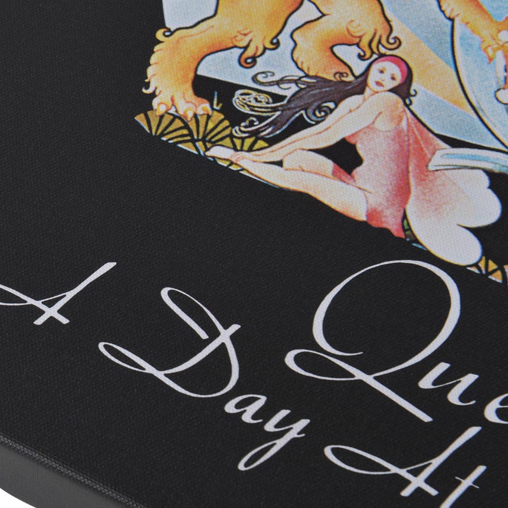 
                  
                    QUEEN (50th Anniversary of First Visit to Japan) - A Day at the Races / Canvas print with wooden frame (40 x 40 x 3.8 cm) / Interior frame
                  
                