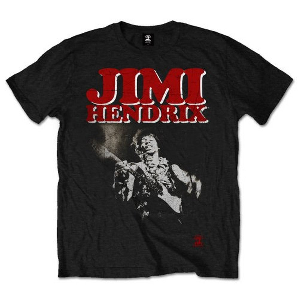 【廃番ラスト販売/特別価格】JIMI HENDRIX ジミヘンドリックス (追悼 55年 ) - Block Logo / Tシャツ / メンズ 【公式 / オフィシャル】