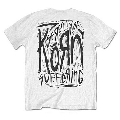 KORN コーン - Scratched Type / バックプリントあり / Tシャツ / メンズ 【公式 / オフィシャル】