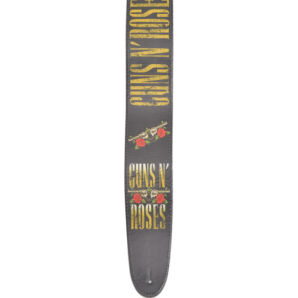 
                  
                    GUNS N ROSES ガンズアンドローゼズ (5月 来日 記念 ) - Greatest Hits / レザー / ギターストラップ 【公式 / オフィシャル】
                  
                