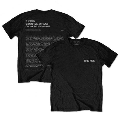 THE 1975 - ABIIOR Wecome Welcome Version 2. / バックプリントあり / Tシャツ / メンズ 【公式 / オフィシャル】