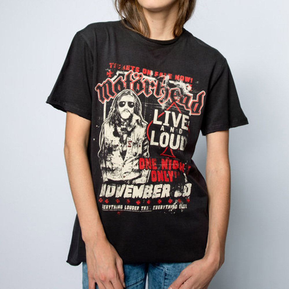 
                  
                    MOTORHEAD (50th Anniversary) - ONE NIGHT ONLY / Amplified (Brand) / T-shirt / Men's
                  
                