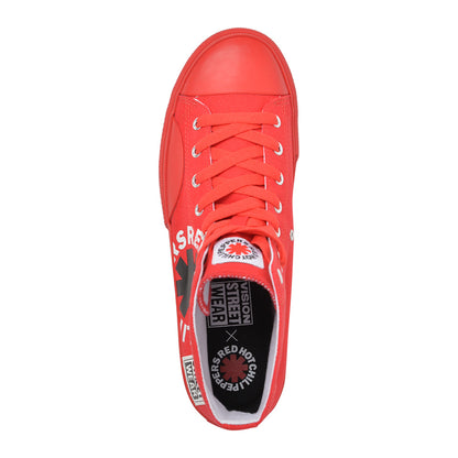 RED HOT CHILI PEPPERS (35th anniversary of their visit to Japan) - Canvas HI RHCP Red / VISION STREET WEAR (brand) / Sneakers / Women's