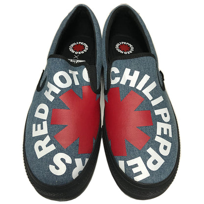 RED HOT CHILI PEPPERS (35th anniversary of their visit to Japan) - CANVAS SLIP-ON RHCP DENIM / VISION STREET WEAR (brand) / Sneakers / Men's