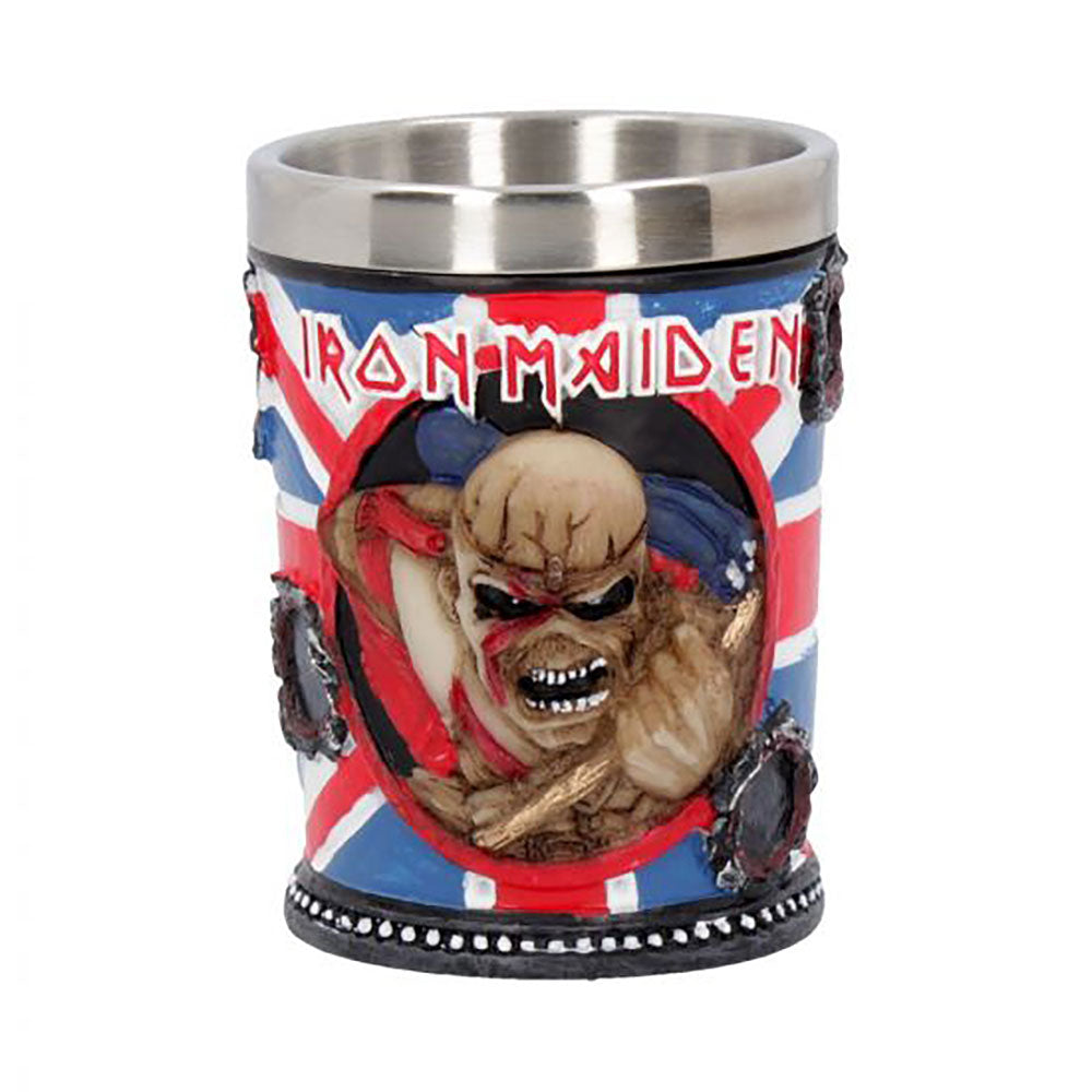 IRON MAIDEN アイアンメイデン (結成 50周年 ) - Eddie The Trooper / ショットグラス / 食器・グラス 【公式 / オフィシャル】