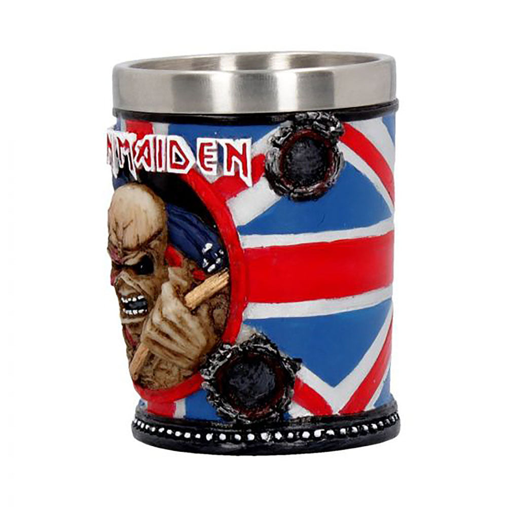 IRON MAIDEN アイアンメイデン (結成 50周年 ) - Eddie The Trooper / ショットグラス / 食器・グラス 【公式 / オフィシャル】