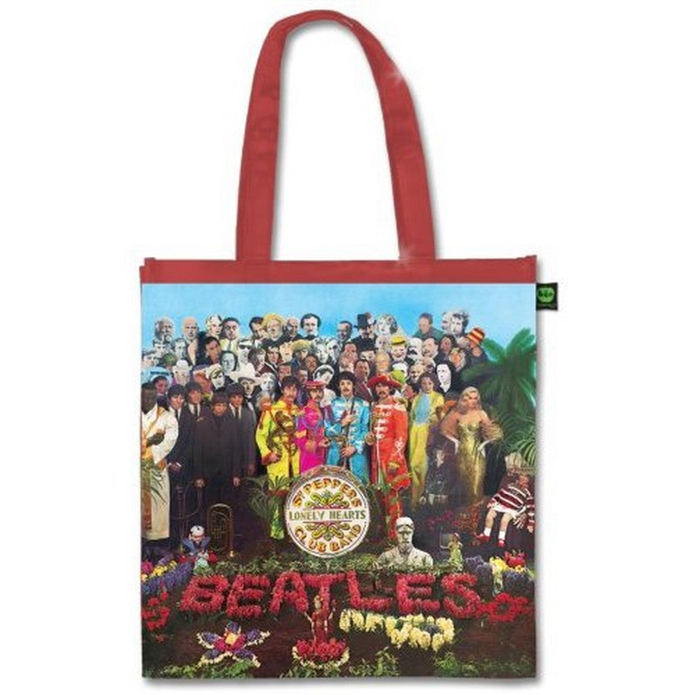 THE BEATLES ビートルズ (結成 65周年 ) - Sgt Pepper (Shiny Version) / エコバッグ / トートバッグ 【公式 / オフィシャル】