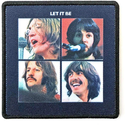 THE BEATLES ビートルズ (結成 65周年 ) - Let It Be Album Cover / ワッペン 【公式 / オフィシャル】