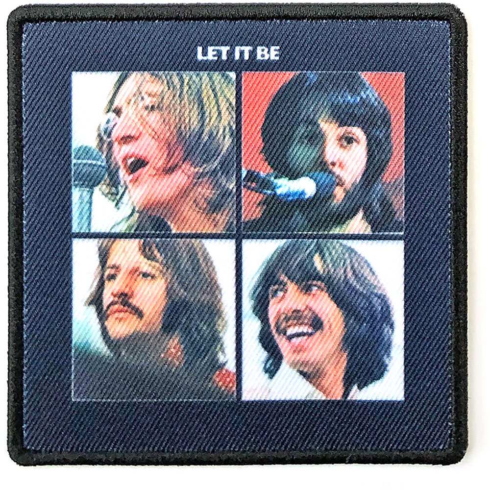 THE BEATLES ビートルズ (結成 65周年 ) - Let It Be Album Cover / ワッペン 【公式 / オフィシャル】