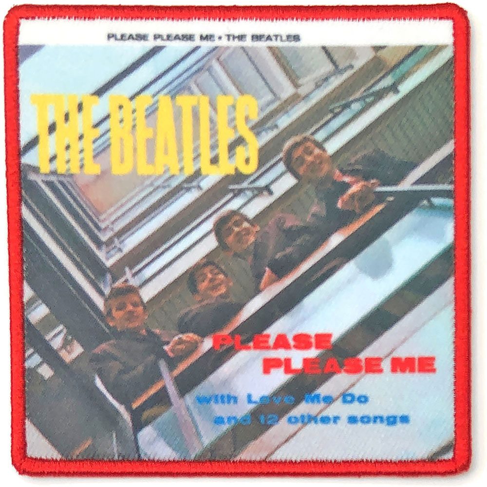 THE BEATLES ビートルズ (結成 65周年 ) - Please Please Me Album Cover / ワッペン 【公式 / オフィシャル】