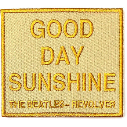 THE BEATLES ビートルズ (結成 65周年 ) - Good Day Sunshine / SONG TITLES / ワッペン 【公式 / オフィシャル】