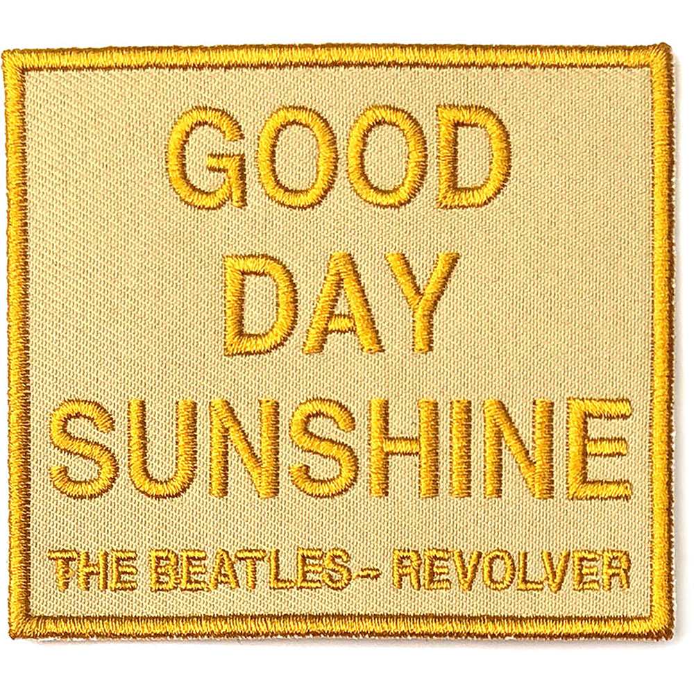 THE BEATLES ビートルズ (結成 65周年 ) - Good Day Sunshine / SONG TITLES / ワッペン 【公式 / オフィシャル】
