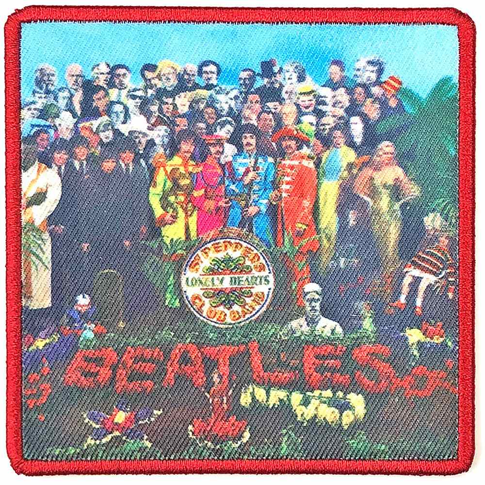 THE BEATLES ビートルズ (結成 65周年 ) - Sgt. Pepper's…. Album Cover / ワッペン 【公式 / オフィシャル】