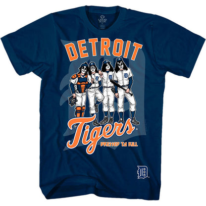 KISS キッス - Detroit Tigers Dressed to Kill / Tシャツ / メンズ 【公式 / オフィシャル】