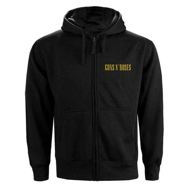 GUNS N ROSES ガンズアンドローゼズ (結成 40周年 ) - Classic Logo / ジップ / バックプリントあり / パーカー・スウェット / メンズ