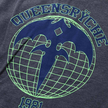 QUEENSRYCHE ATHLETIC GLOBE HOODIE / ZIP / LIMITED EDITION / HOODIE / MEN'S