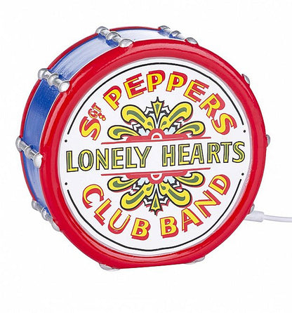 THE BEATLES - (結成 65周年 ) - SGT PEPPERS DRUM / LEDランプ / Disaster(U.K.ブランド)