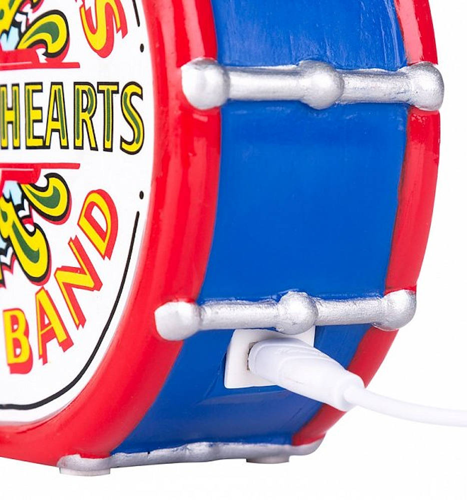 THE BEATLES (65th Anniversary) - SGT PEPPERS DRUM / LED Lamp / Disaster (UK Brand) / Interior Ornament