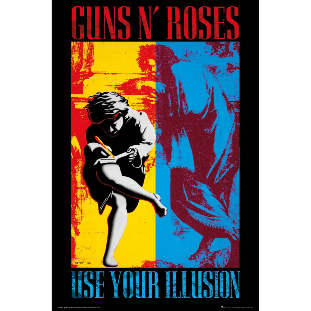 GUNS N ROSES ガンズアンドローゼズ (5月 来日 記念 ) - ILLUSION (61×91.5) / ポスター 【公式 / オフィシャル】