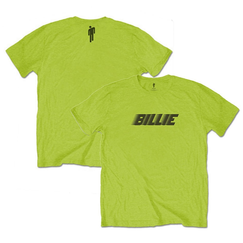 BILLIE EILISH ビリーアイリッシュ (8月 来日 ) - Racer Logo & Blohsh / バックプリントあり / Tシャツ / メンズ 【公式 / オフィシャル】