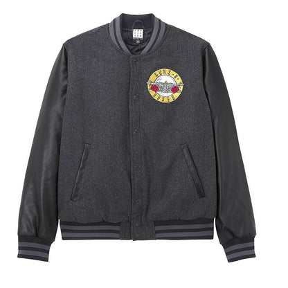 GUNS N ROSES ガンズアンドローゼズ (結成 40周年 ) - VARSITY JACKET / Amplified（ ブランド ） / アウター / メンズ 【公式 / オフィシャル】