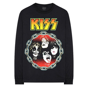 KISS キッス - You Wanted The Best / バック＆アームプリントあり / 長袖 / Tシャツ / メンズ 【公式 / オフィシャル】