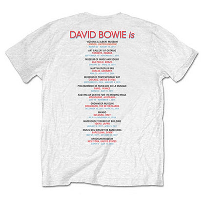 DAVID BOWIE デヴィッドボウイ - Bowie Is / バックプリントあり / Tシャツ / メンズ 【公式 / オフィシャル】
