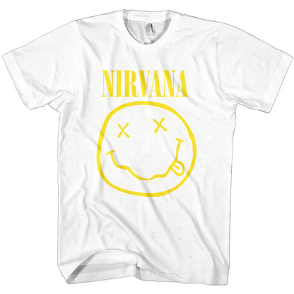 NIRVANA ニルヴァーナ - Yellow Happy Face / Tシャツ / メンズ 【公式 / オフィシャル】