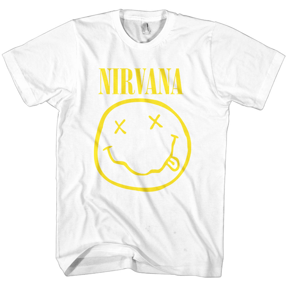 NIRVANA ニルヴァーナ - Yellow Happy Face / Tシャツ / メンズ 【公式 / オフィシャル】
