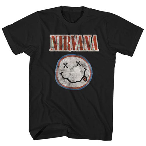 NIRVANA ニルヴァーナ - Distressed Logo / Tシャツ / メンズ 【公式 / オフィシャル】