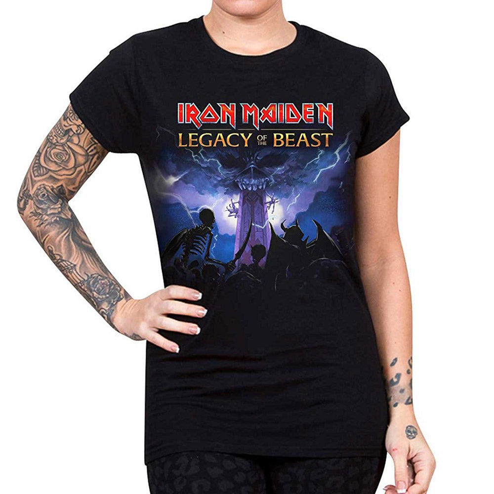 IRON MAIDEN アイアンメイデン (11月 来日 記念 ) - LEGACY ARMY / Tシャツ / レディース
