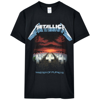 METALLICA - Master of Puppets Tracks / Back Print / T-Shirt / Men's