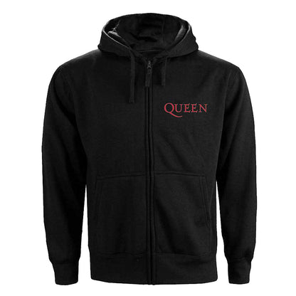 QUEEN (50th Anniversary of First Visit to Japan) - Classic Crest / Zip / Back Print / Hoodie / Sweatshirt / Women's