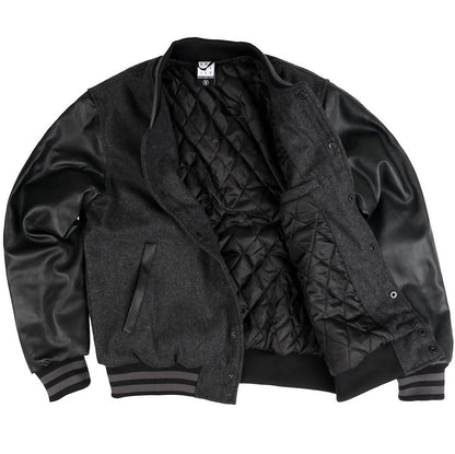 AC/DC エーシーディーシー (Back in Black 45周年 ) - VARSITY JACKET / Amplified（ ブランド ） / アウター / メンズ